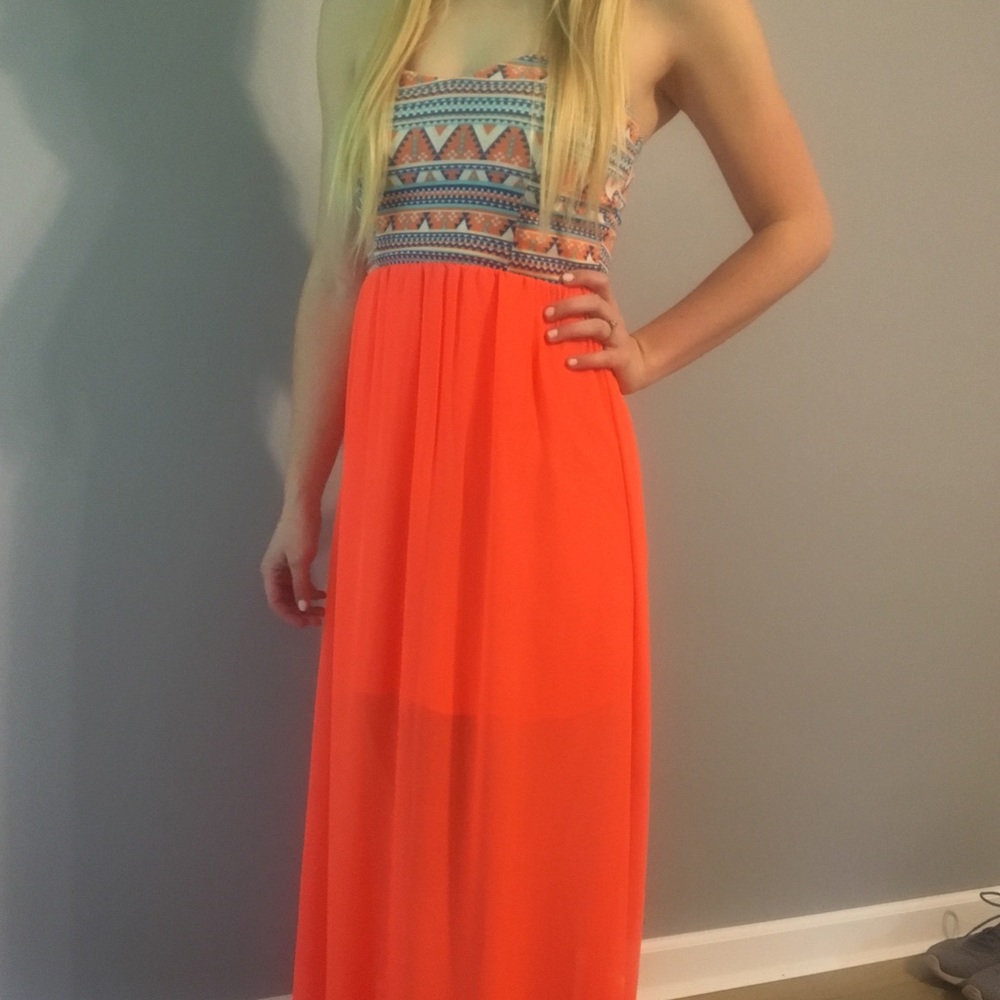 Strapless dress
